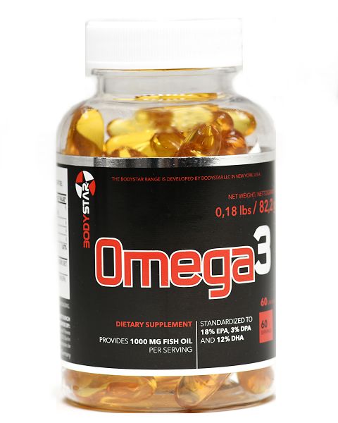 Bodystar® Omega 3 Softgels Essentielle Fettsäuren mit EPA & DHA