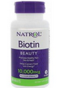 Natrol Biotin 10 000mcg - 100 tablets