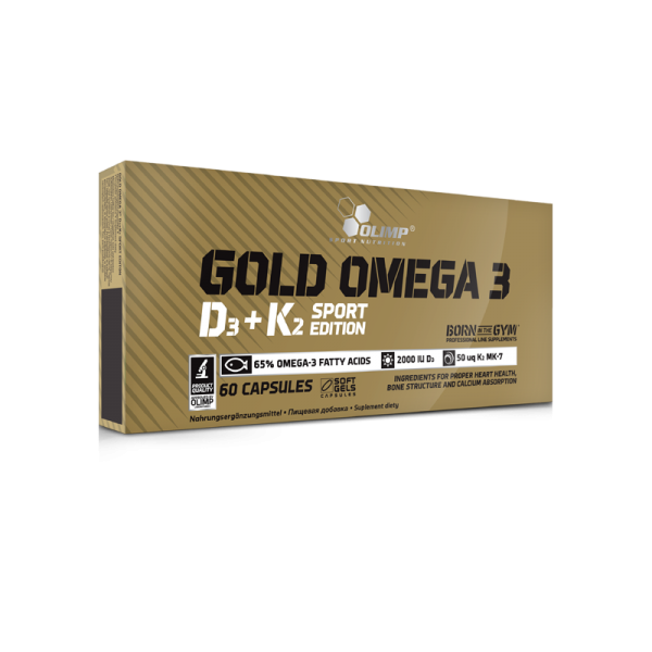 Olimp Gold Omega 3 D3+K2 Sport Edition (60 Kapseln)