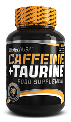 Biotech USA Caffeine 80 mg & Taurine 600mg (60 Kapseln)
