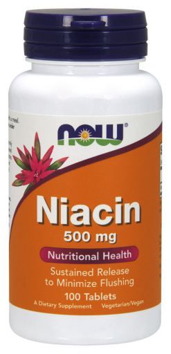 Now Foods Niacin (vitamin B-3) 100 Tablets