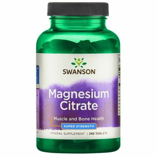 Swanson Ultra Super Strength Magnesium Citrate 225 mg (240 Tabletten)