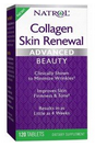 Natrol Collagen Skin Renewal bioaktive Kollagenpeptide - 120 tablets