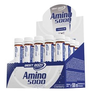 Best Body Amino Liquid 5000 (20 Ampullen à 25 ml - Cranberry)