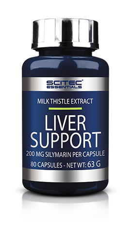 Scitec Essentials Liver Support Mariendistelextrakt (80 Kapseln)