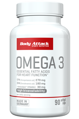 Body Attack Omega 3 - 90 Kapseln