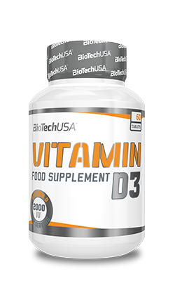 Biotech USA Vitamin D3 (60 Tabletten a 2000IU)