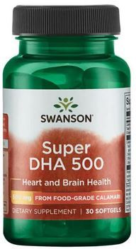 Super DHA 500 from Food-Grade Calamari - 30 softgels