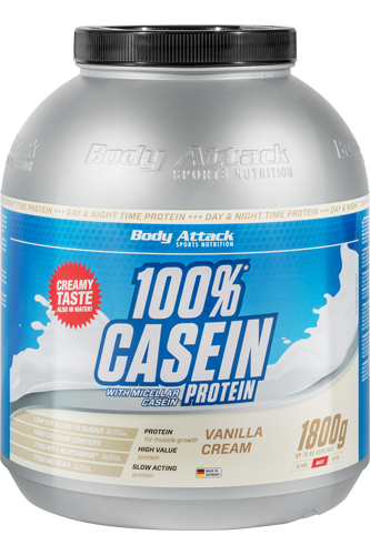 Body Attack 100% Casein Protein (1800g)