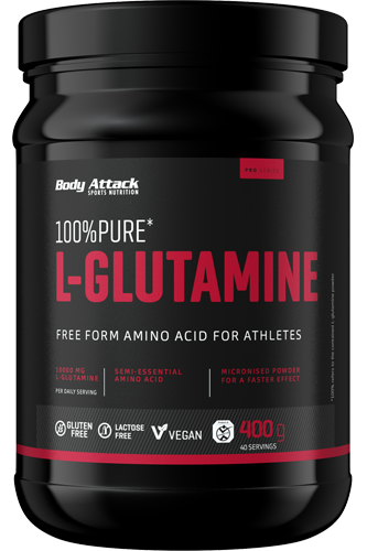 Body Attack 100% Pure L-Glutaminsäure (400g)