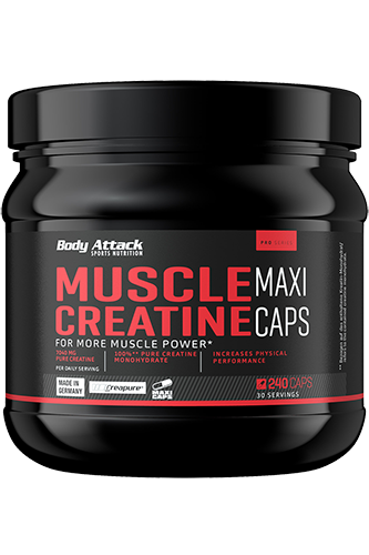 Body Attack Muscle Creatine (Creapure®) - 240 Maxi-Caps